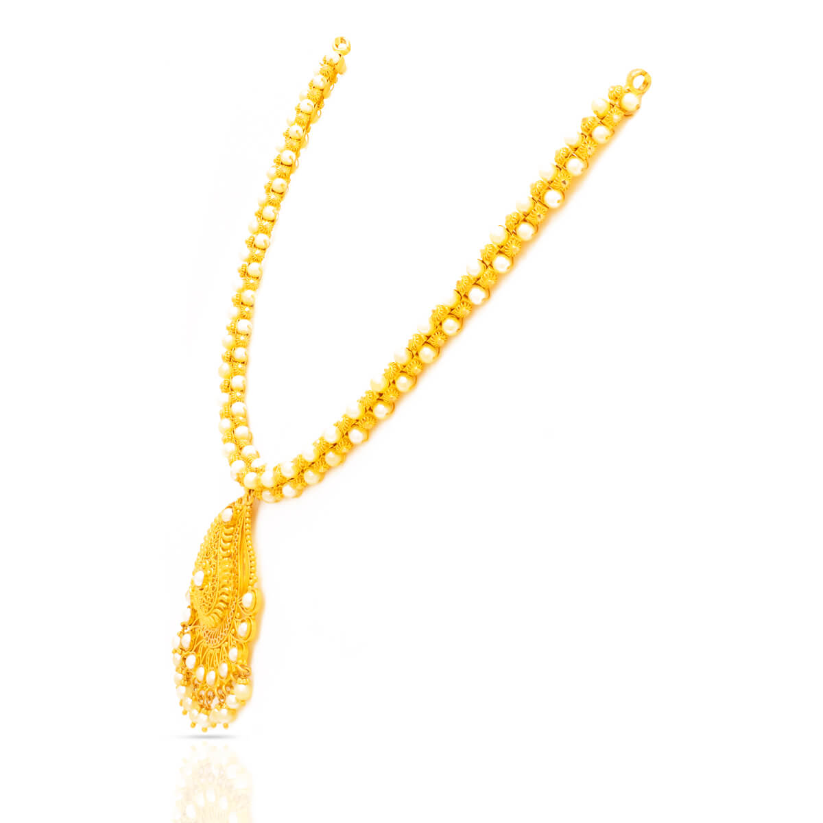 Enchanting Bloom Gold Short Necklace