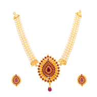 Royal Opulence Gold Short Necklace