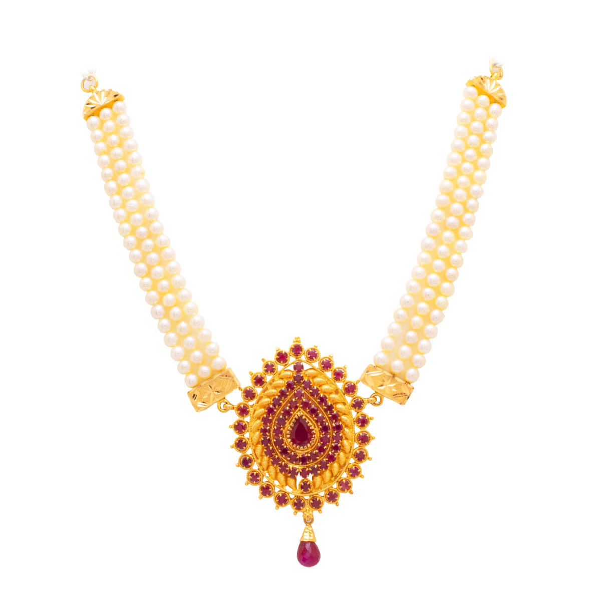Royal Opulence Gold Short Necklace