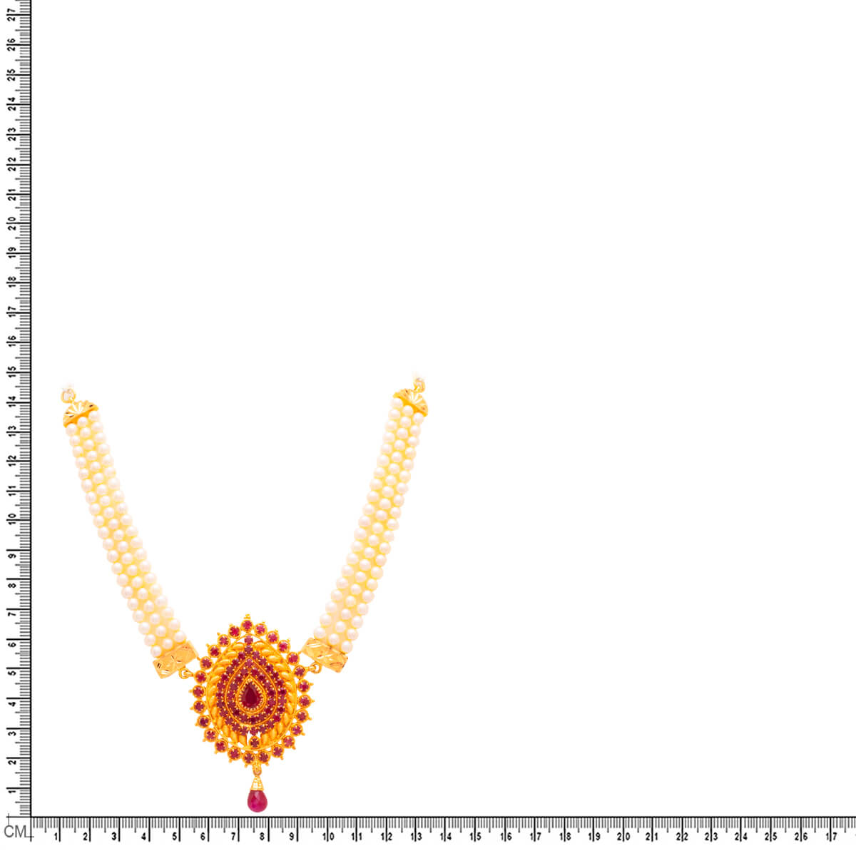 Royal Opulence Gold Short Necklace