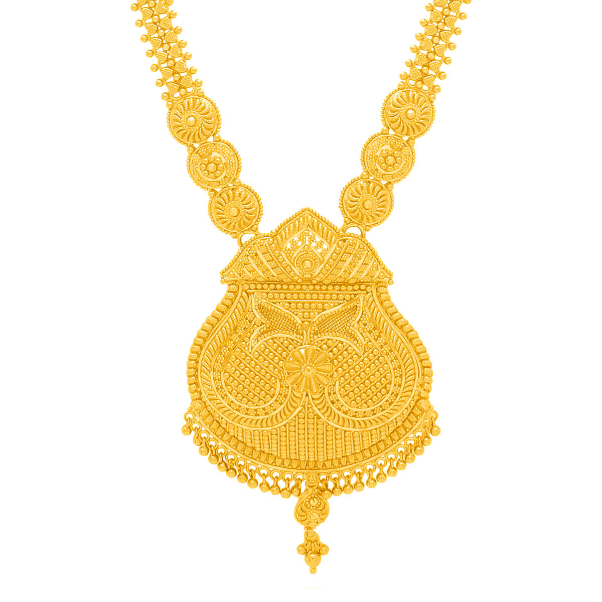 Mesmerising Glow Long Gold Necklace