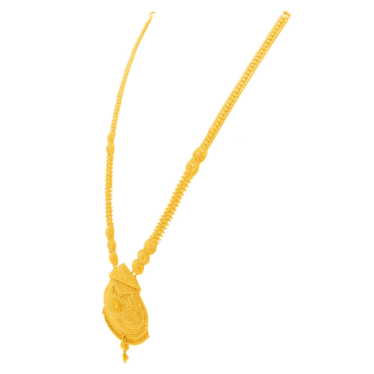 Mesmerising Glow Long Gold Necklace
