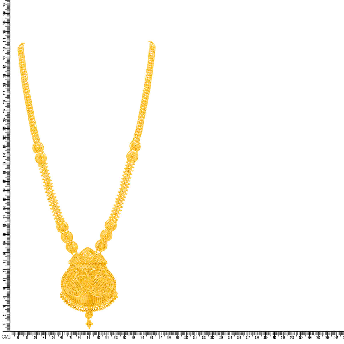 Mesmerising Glow Long Gold Necklace