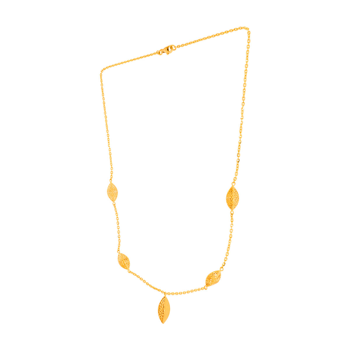 Gracile Glow Gold Short Necklace