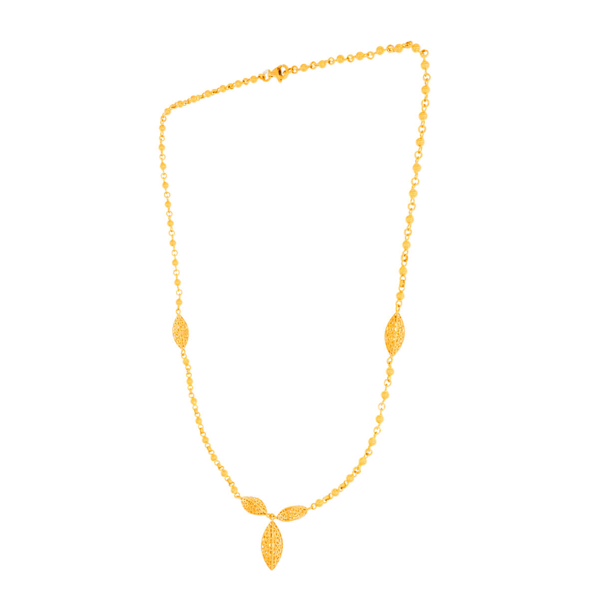 Gracile Gleam Gold Short Necklace