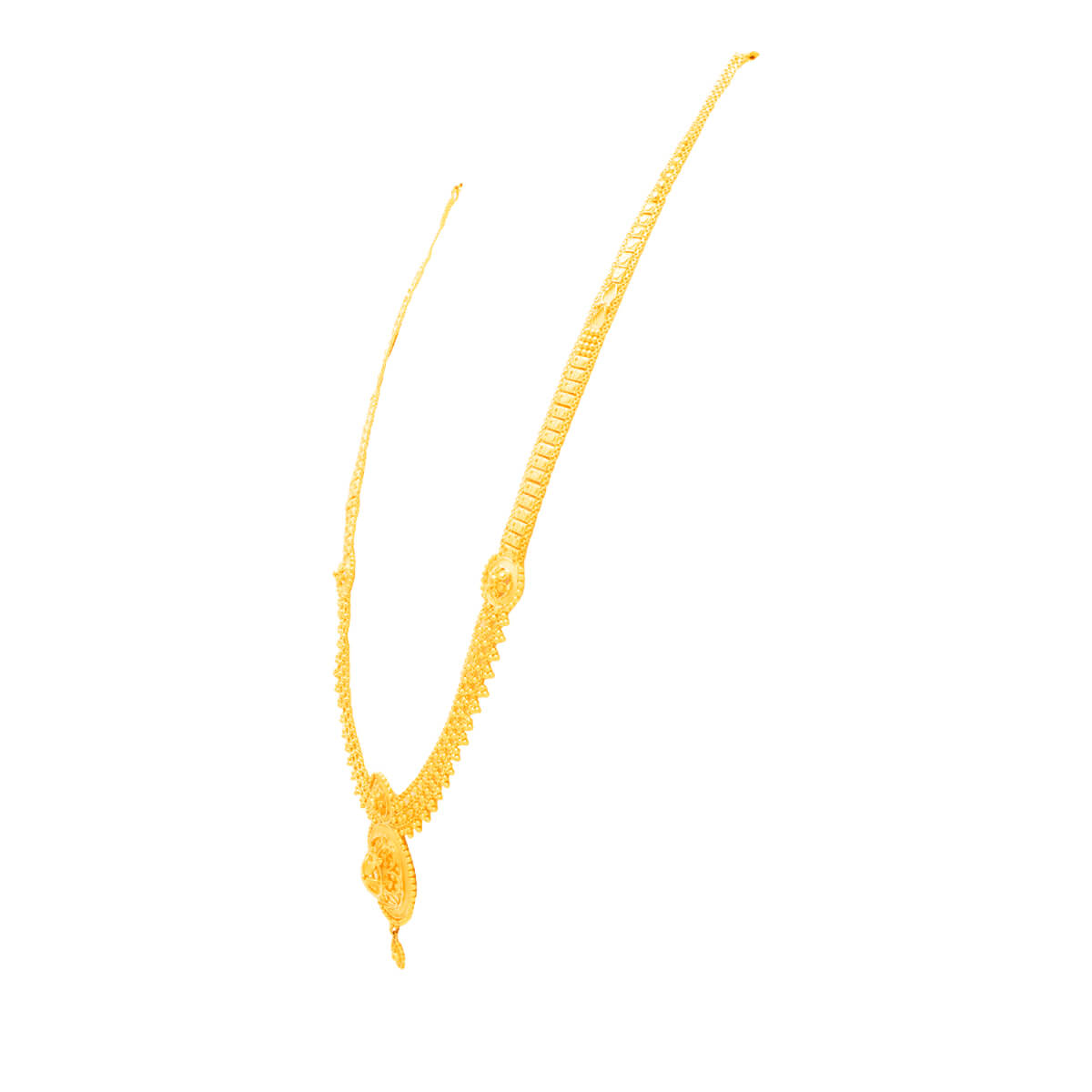 Captivating Gleam Long Gold Necklace