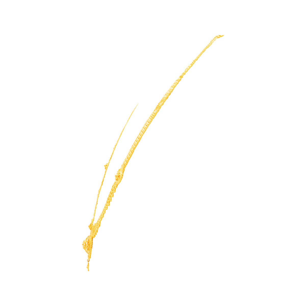 Captivating Gleam Long Gold Necklace