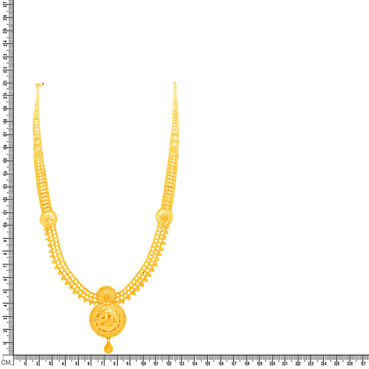 Captivating Gleam Long Gold Necklace