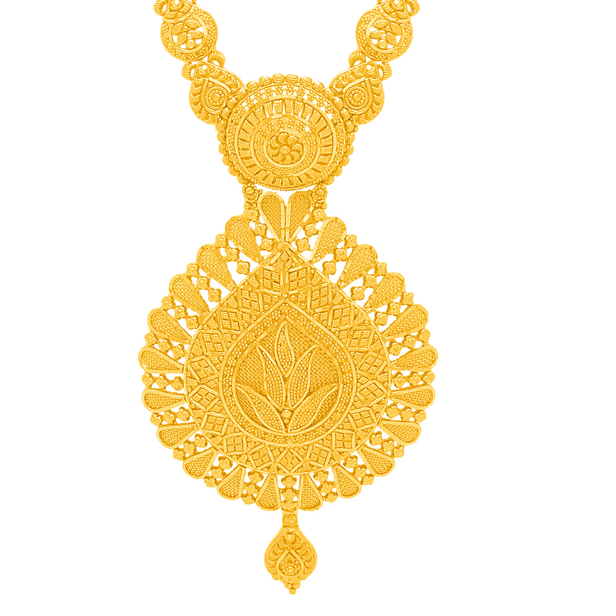 Modern Bridal Grace Wedding Gold Necklace