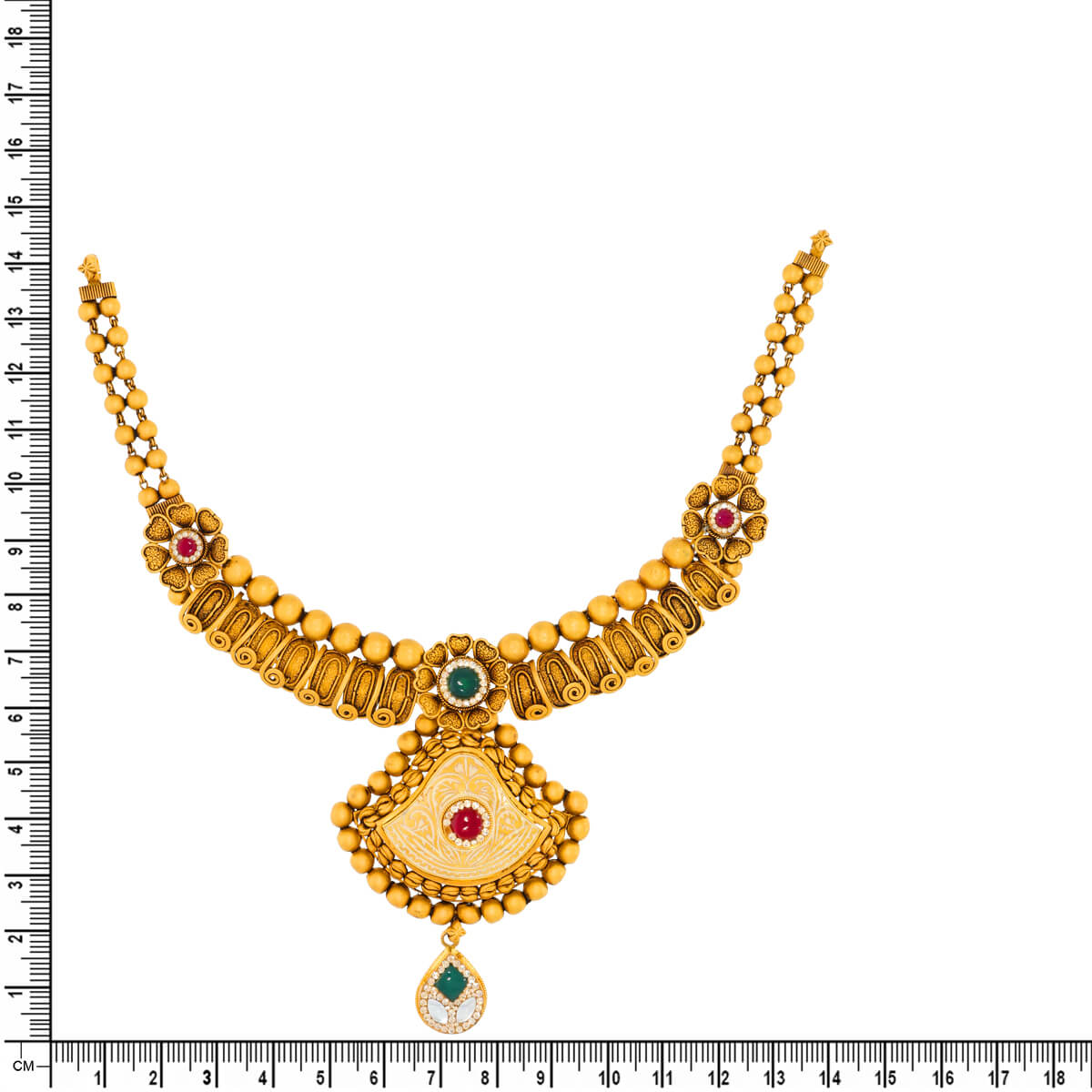 Vintage Opulence Wedding Gold Necklace