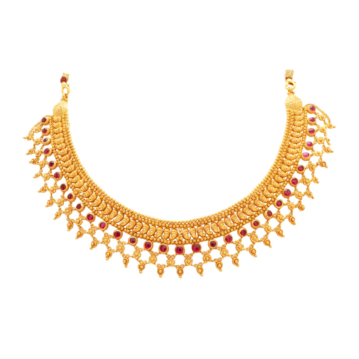 Alluring Gleam Wedding Gold Necklace