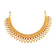 Alluring Gleam Wedding Gold Necklace