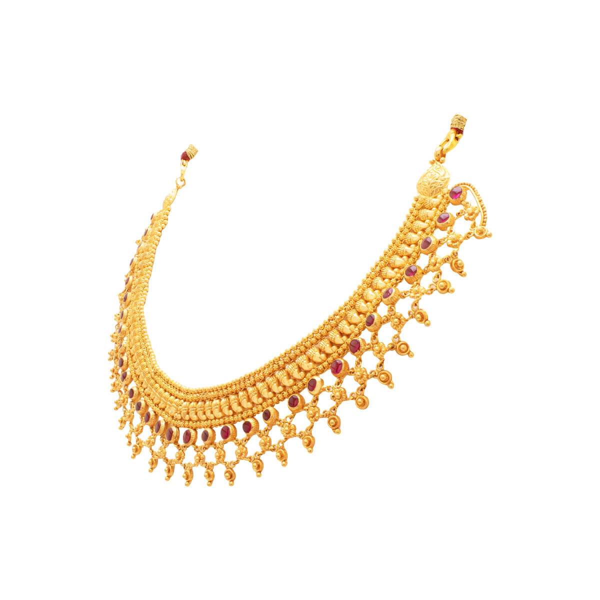 Alluring Gleam Wedding Gold Necklace