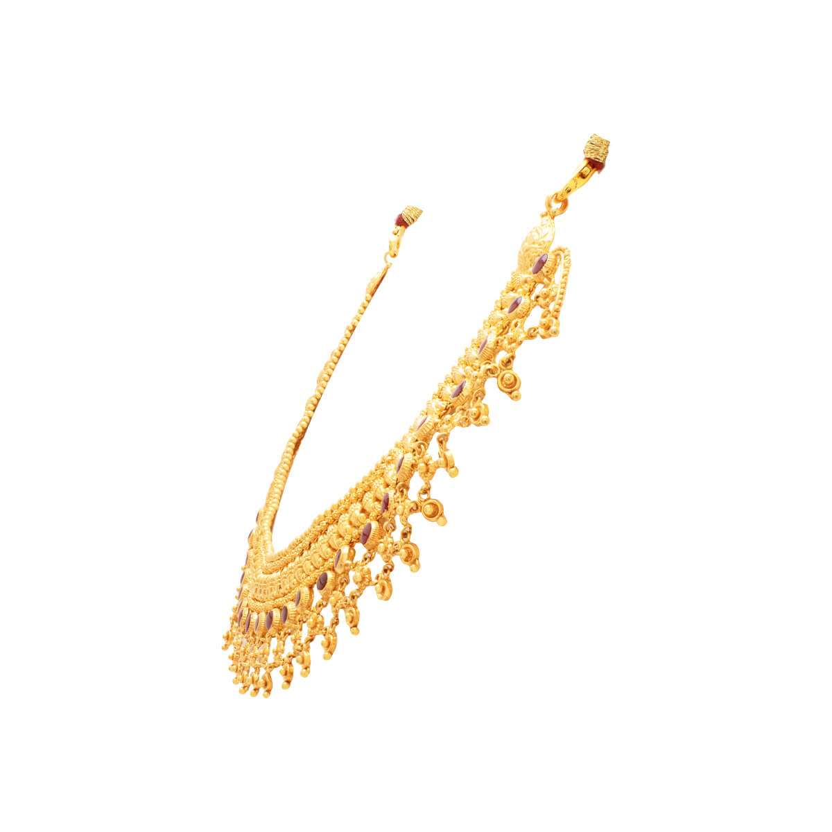 Alluring Gleam Wedding Gold Necklace