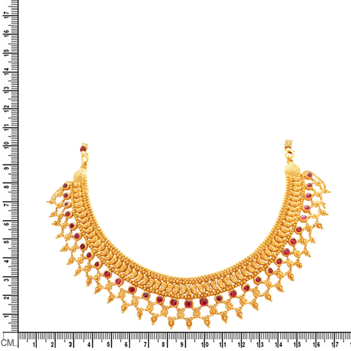Alluring Gleam Wedding Gold Necklace