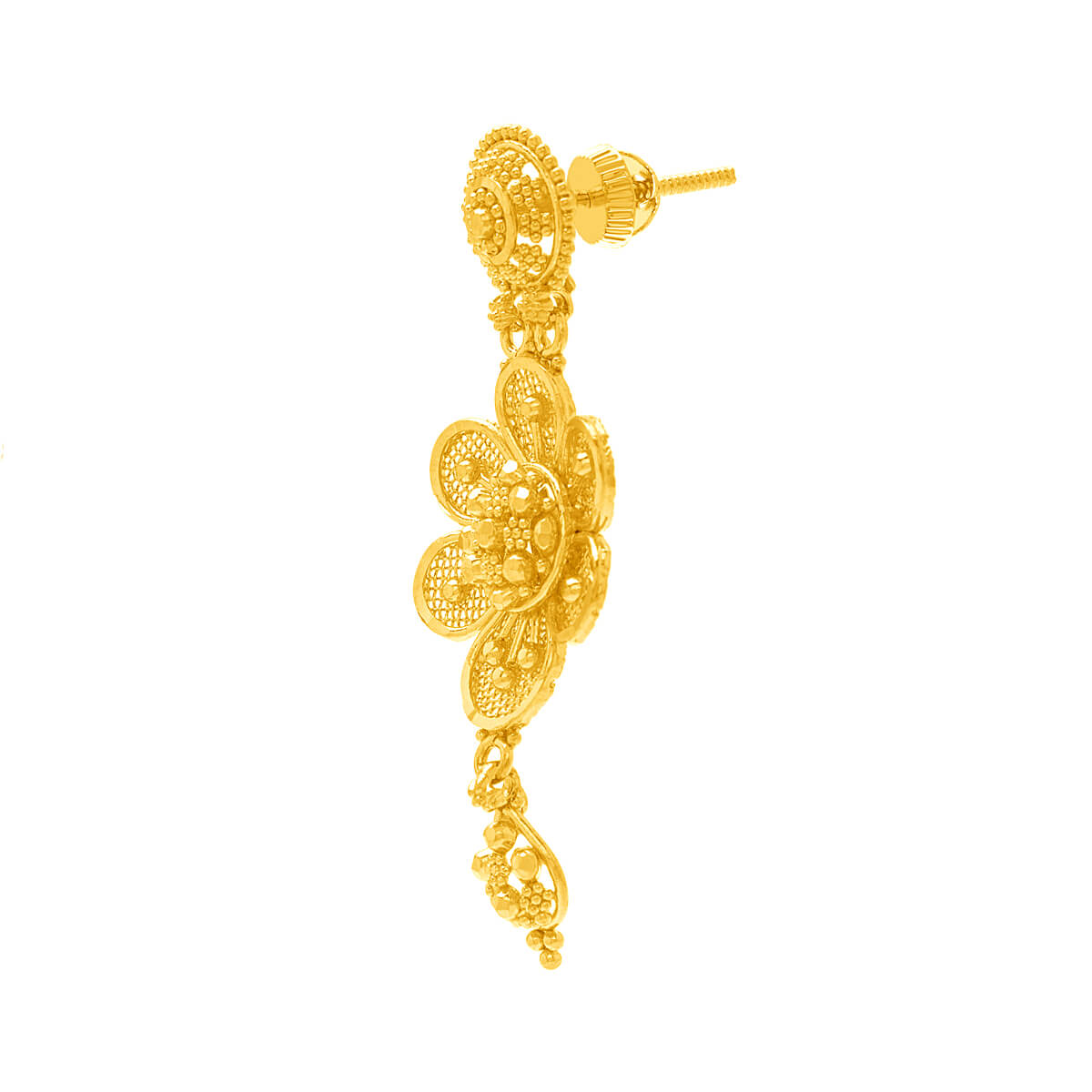 Blossom Grace Wedding Gold Necklace