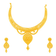 Wedding Gold Necklace with Modern Bridal Grace