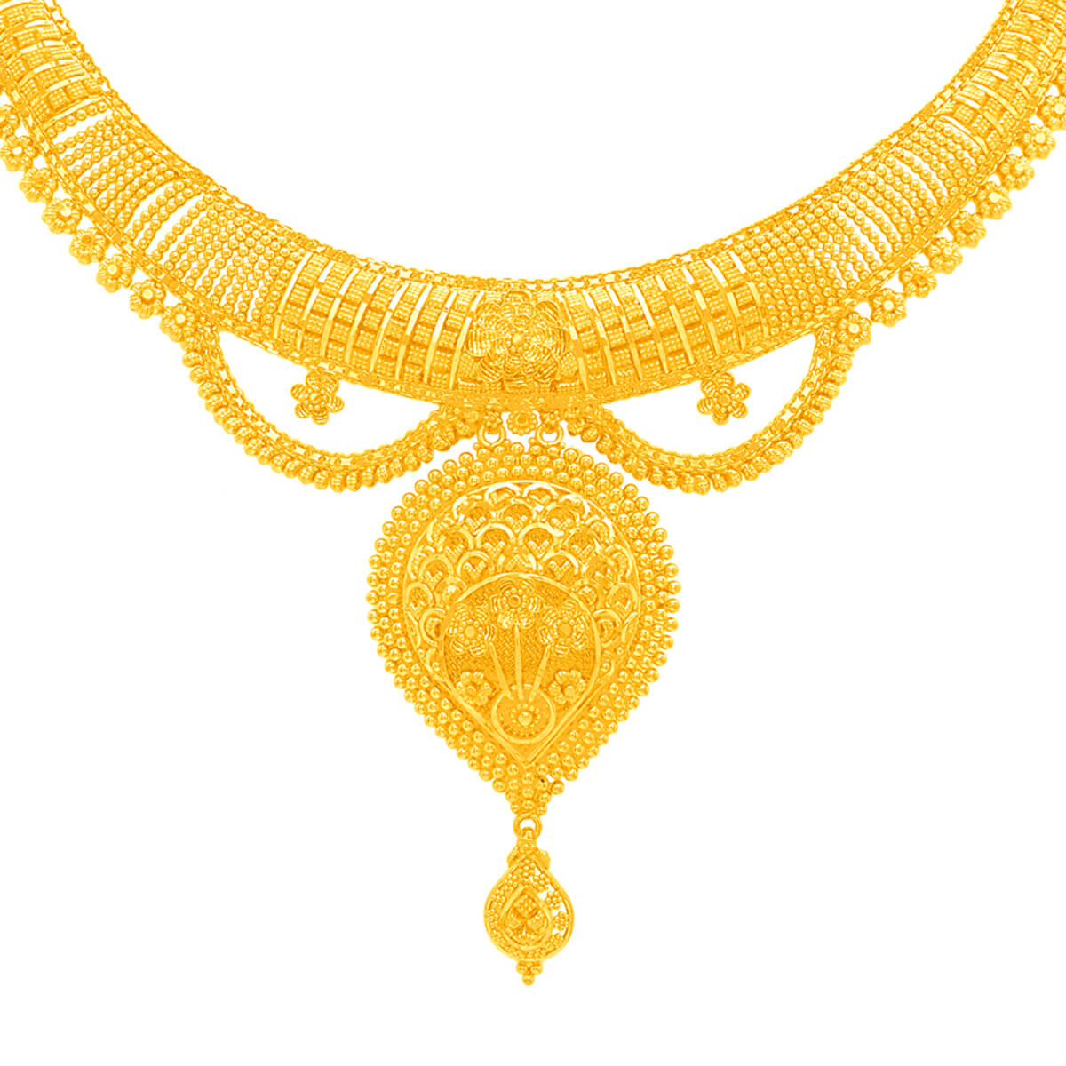 Wedding Gold Necklace with Modern Bridal Grace