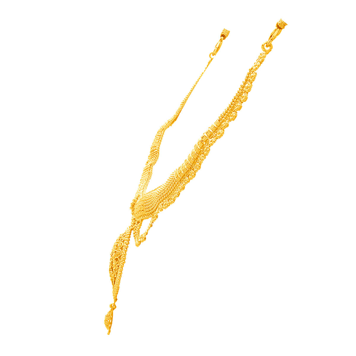 Wedding Gold Necklace with Modern Bridal Grace