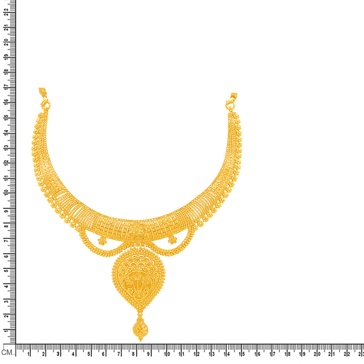 Wedding Gold Necklace with Modern Bridal Grace
