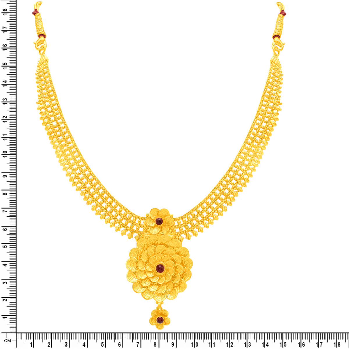 Classic Flora Grace Wedding Gold Necklace