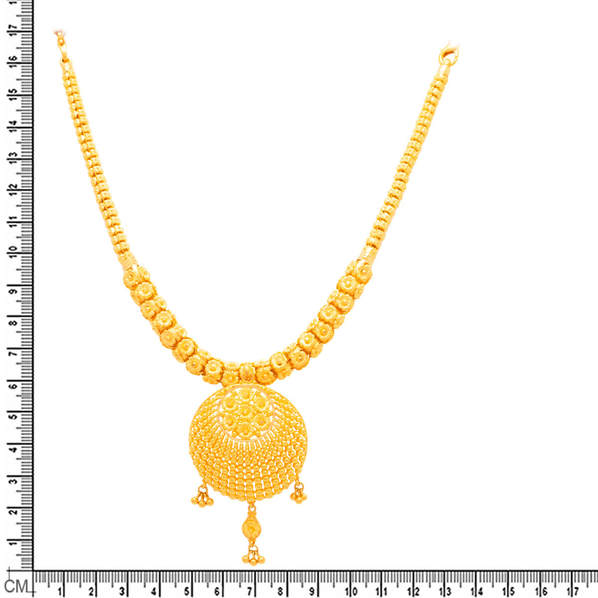 Sophisticated Elegance Wedding Gold Necklace