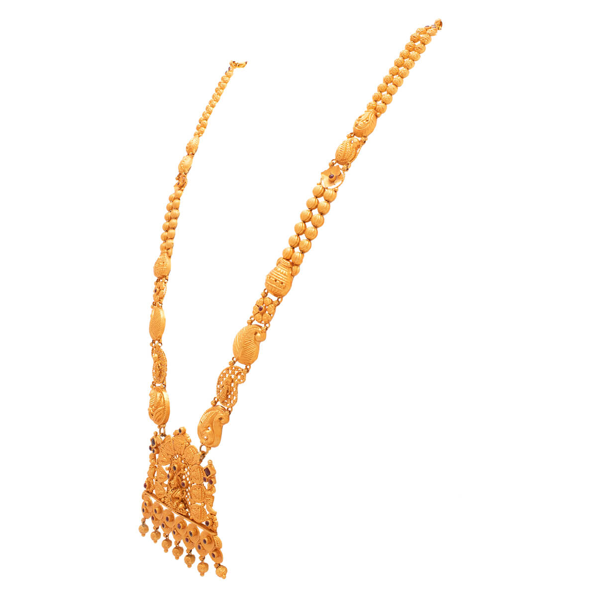 Wedding Gold Necklace with Antique Elegance
