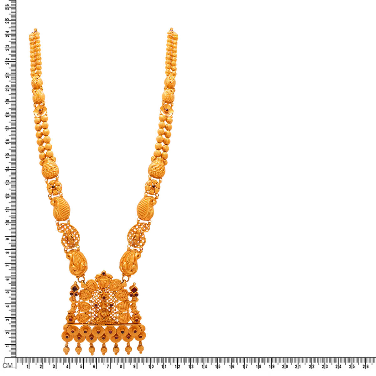 Wedding Gold Necklace with Antique Elegance