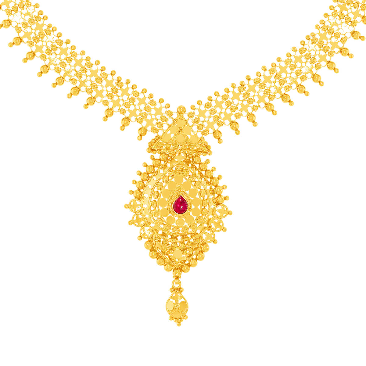 Classic Sophisticated Gold Short Necklace
