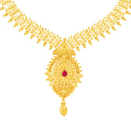 Classic Sophisticated Gold Short Necklace