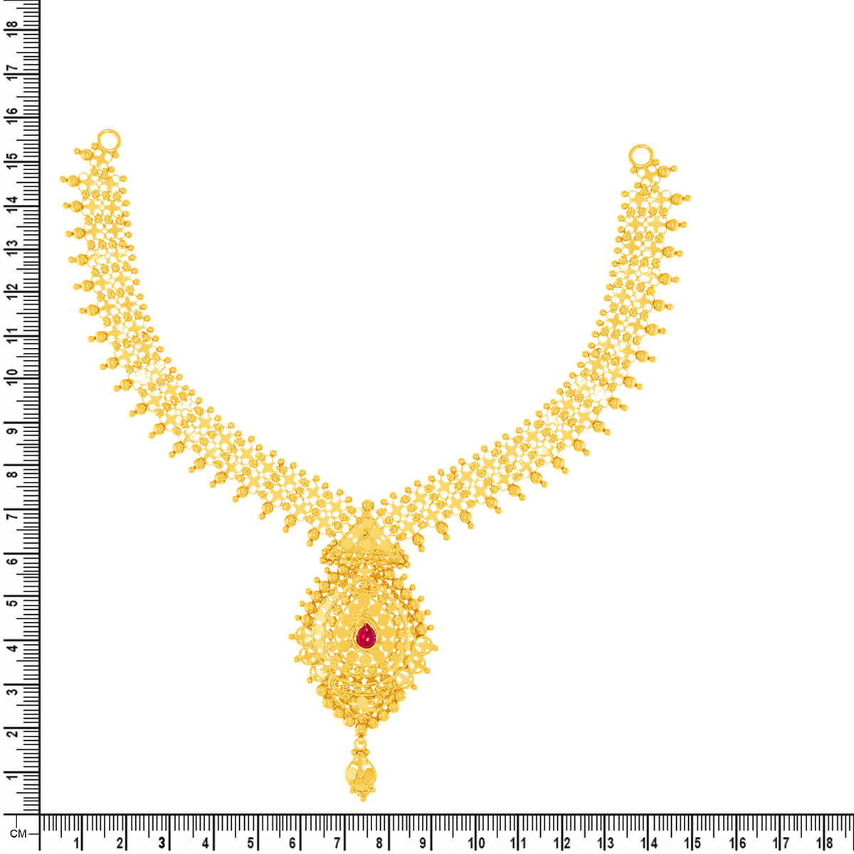Classic Sophisticated Gold Short Necklace
