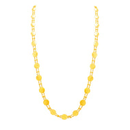 Gracile Gleam Long Gold Necklace