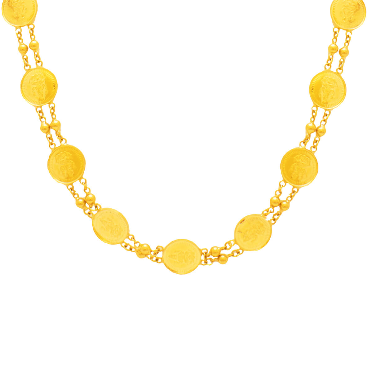 Gracile Gleam Long Gold Necklace