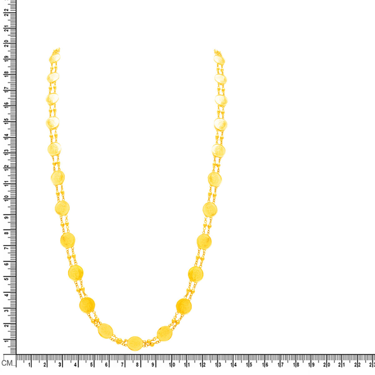 Gracile Gleam Long Gold Necklace