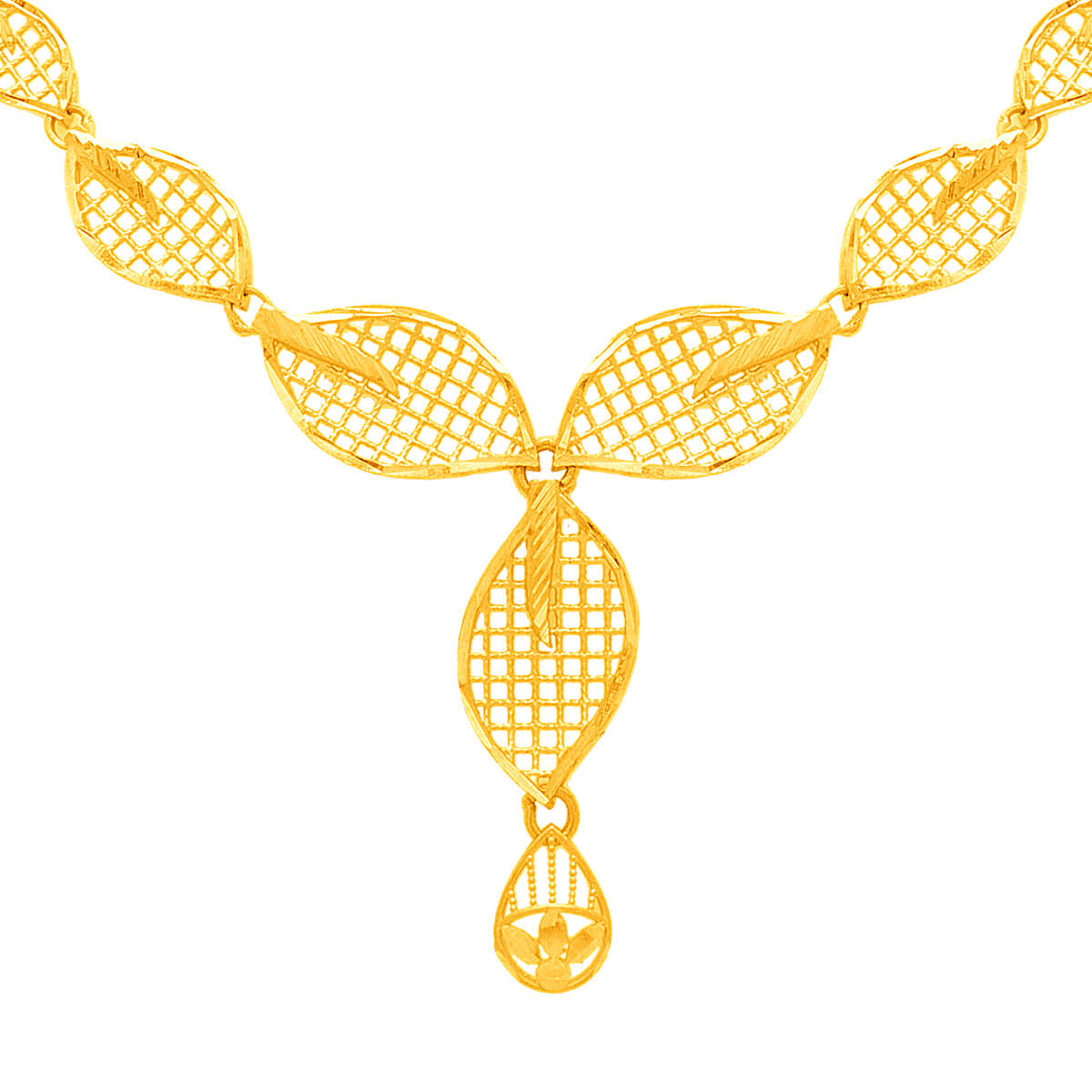 Refined Radiance Gold Short Necklace