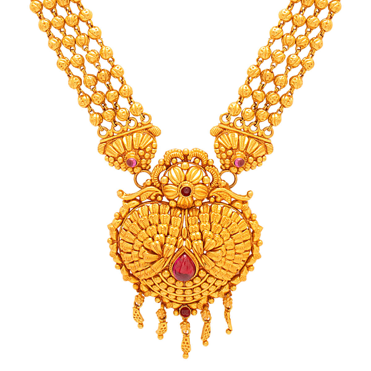 Royal Elegance Long Gold Necklace