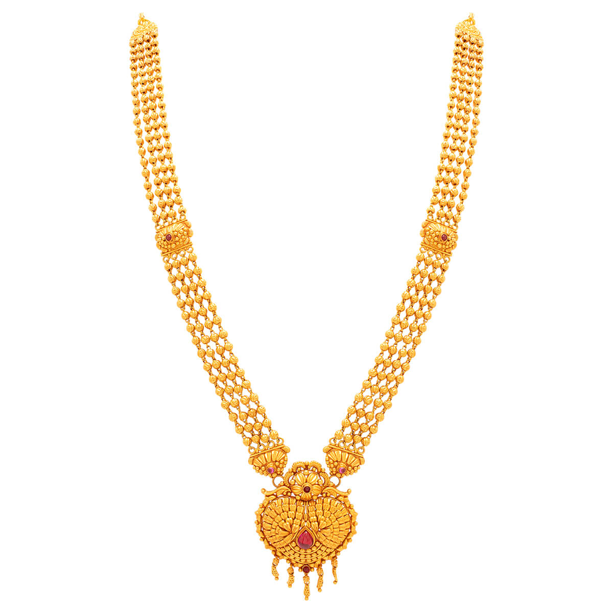 Royal Elegance Long Gold Necklace