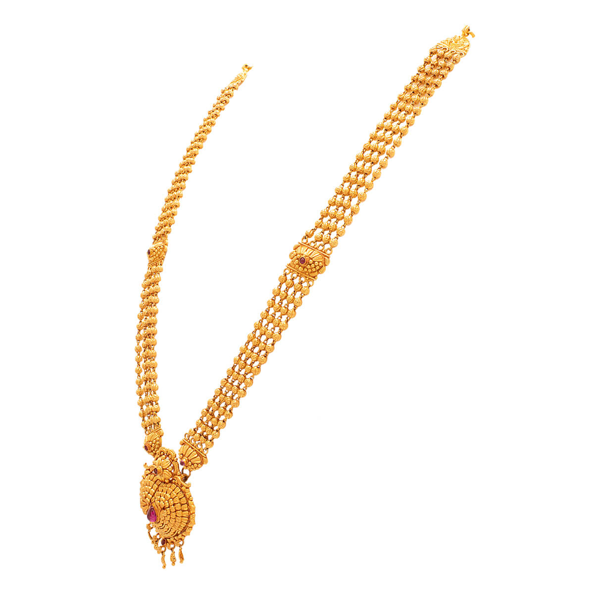 Royal Elegance Long Gold Necklace