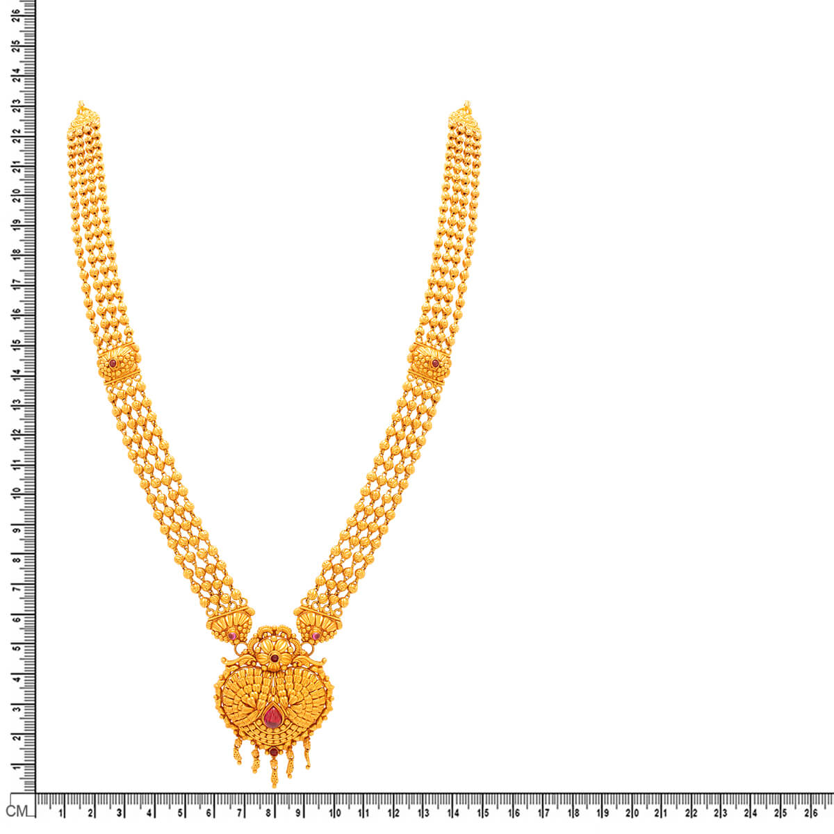 Royal Elegance Long Gold Necklace