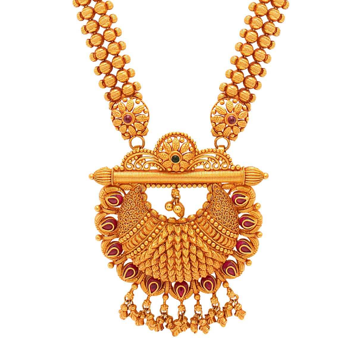 Opulent Glow Long Gold Necklace