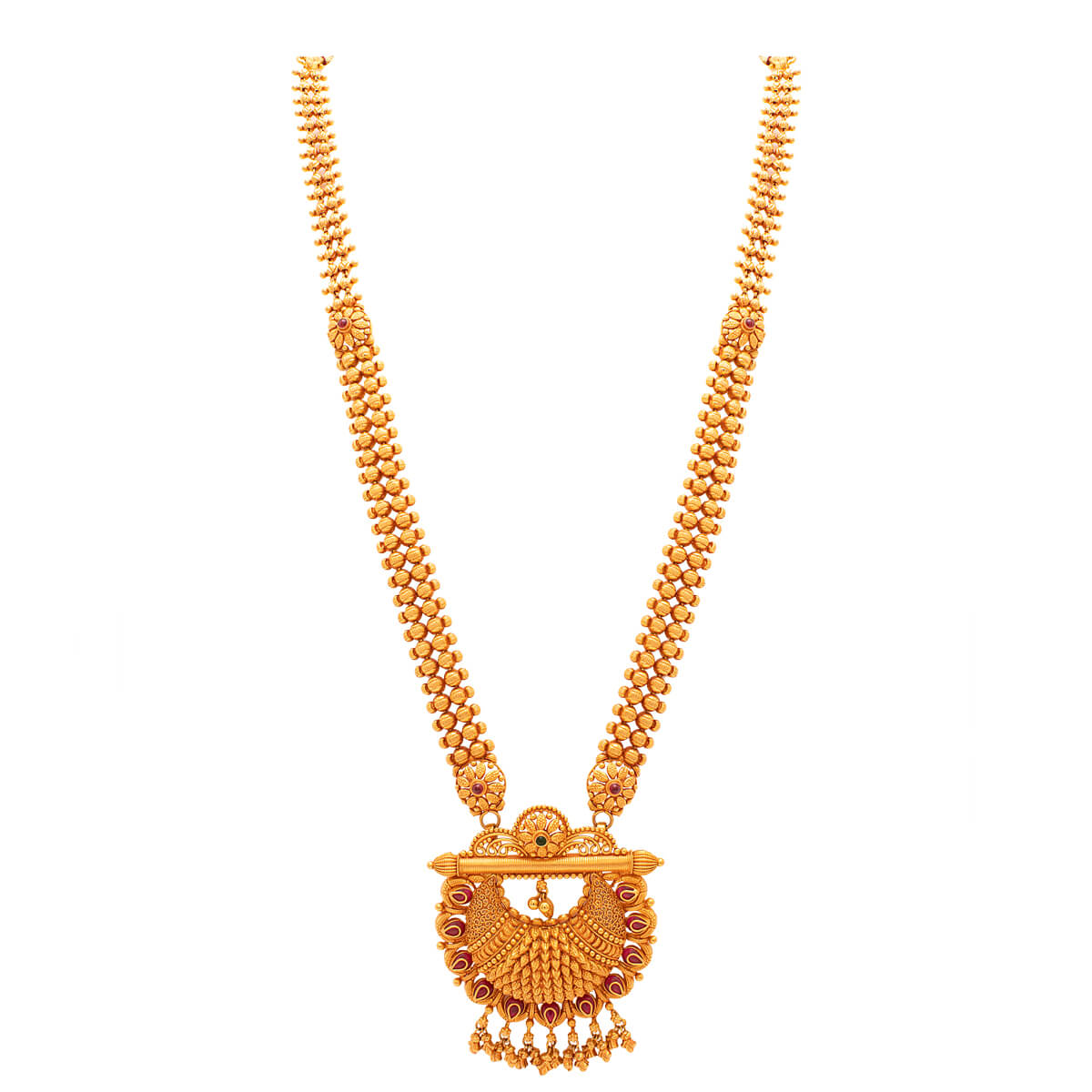 Opulent Glow Long Gold Necklace