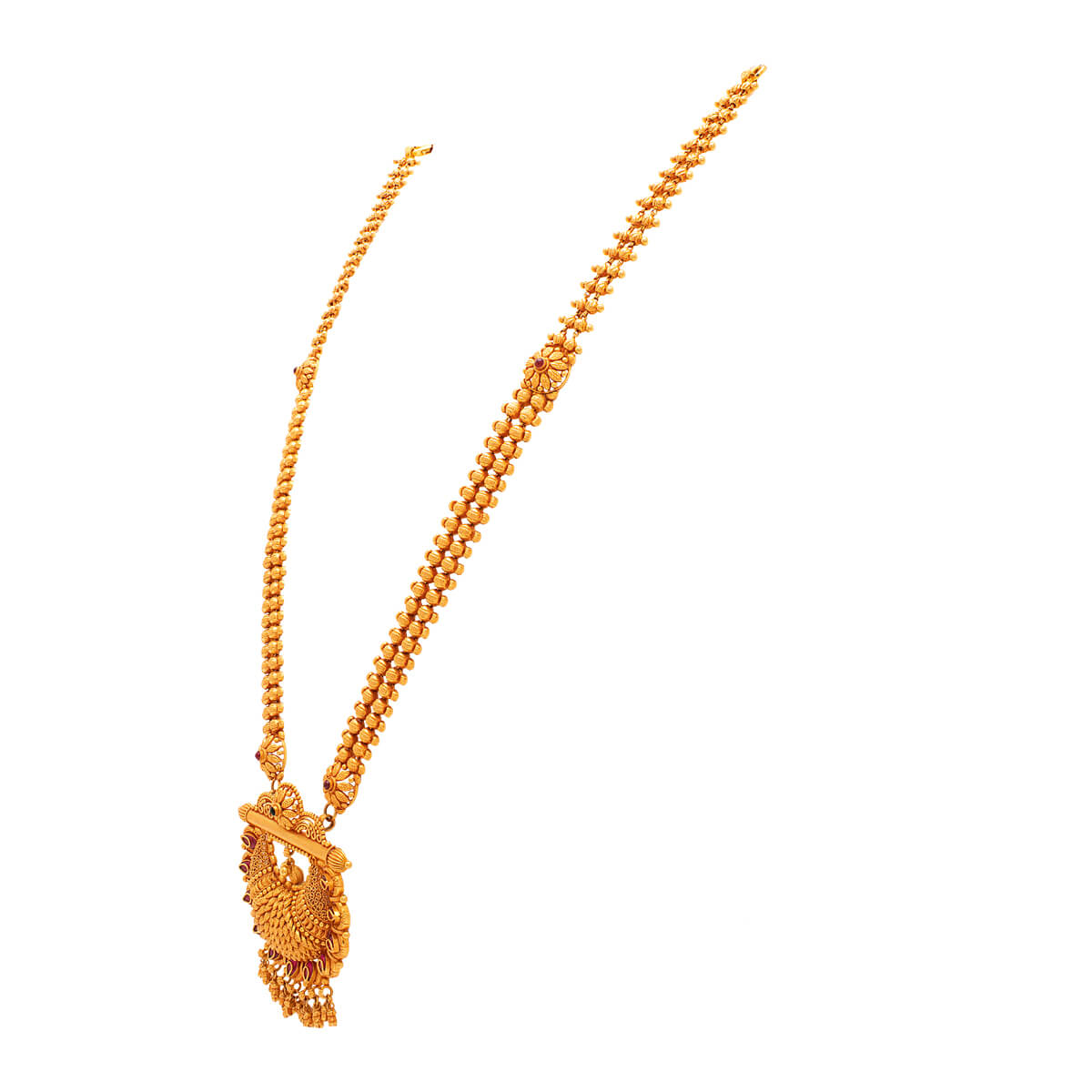 Opulent Glow Long Gold Necklace