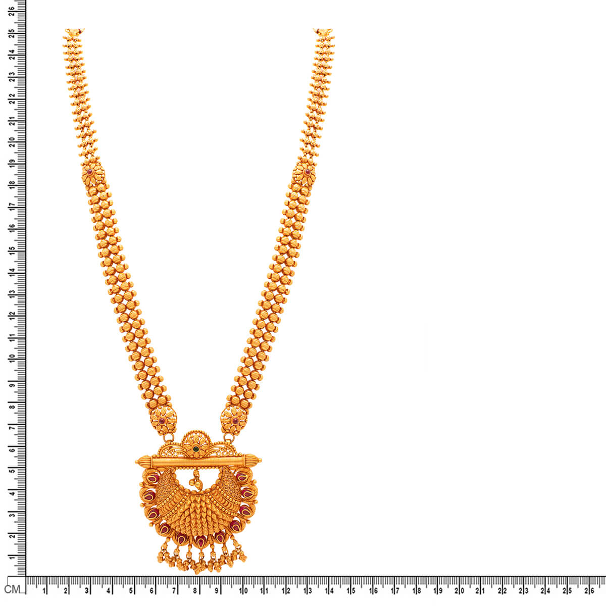 Opulent Glow Long Gold Necklace