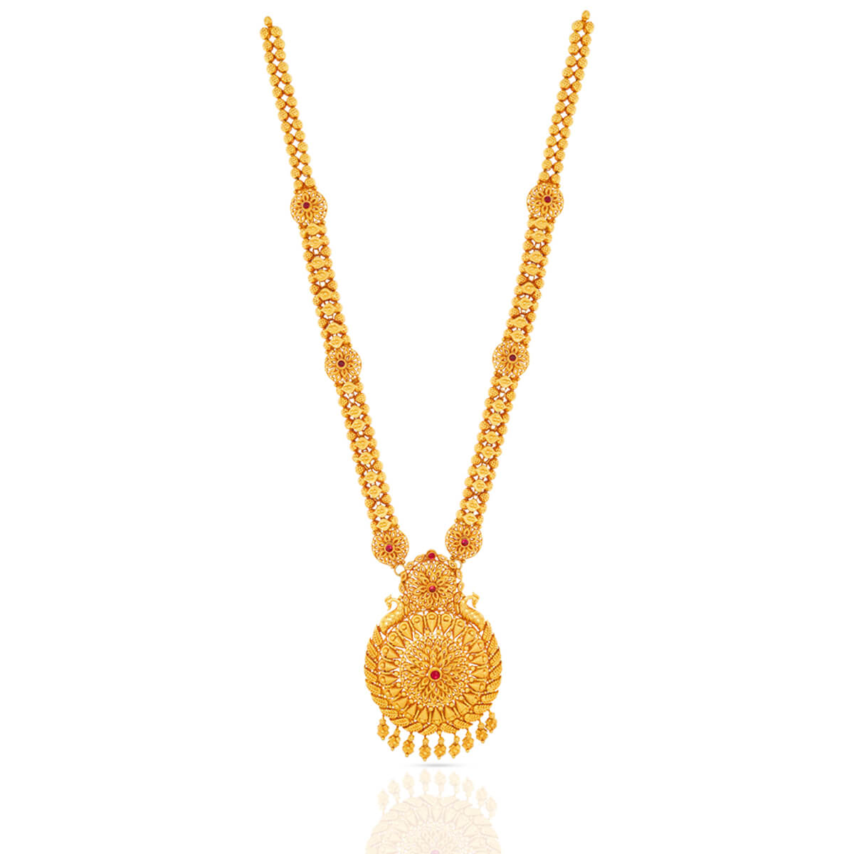 Majestic Gleam Long Gold Necklace