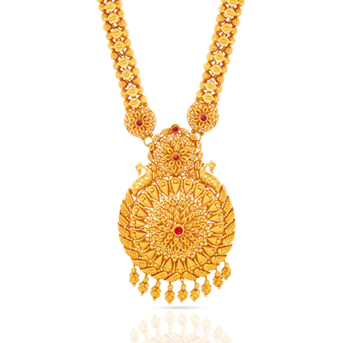 Majestic Gleam Long Gold Necklace
