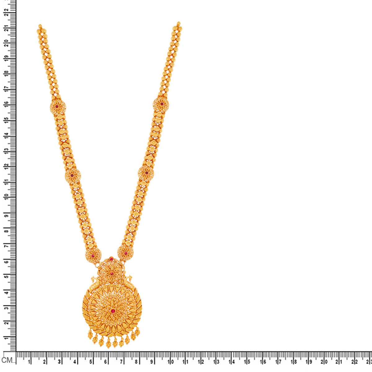 Majestic Gleam Long Gold Necklace