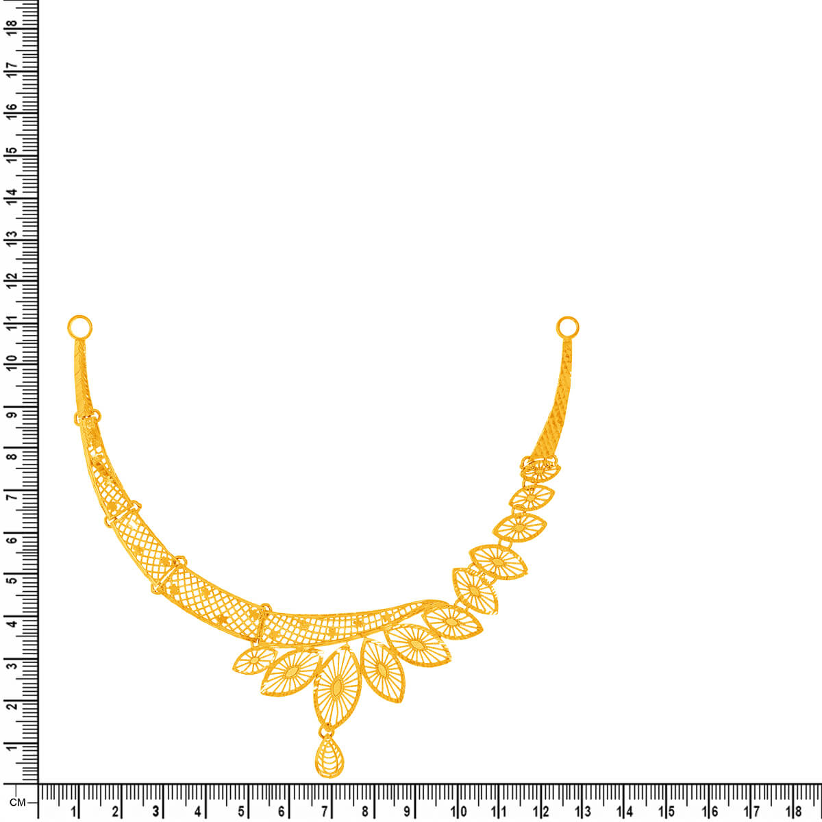 Modern Elegance Gold Short Necklace