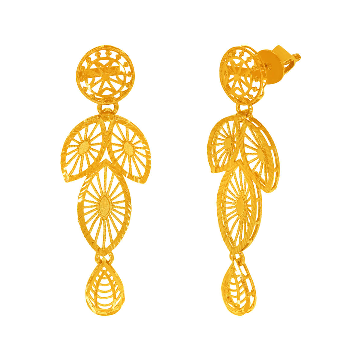 Modern Elegance Gold Short Necklace