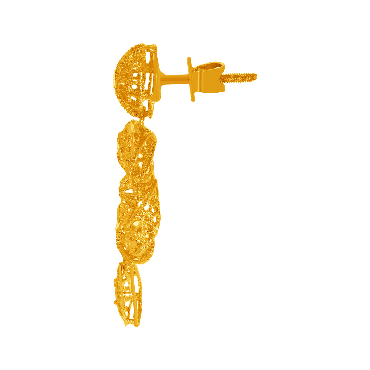 Charming Clover Bloom Gold Short Necklace