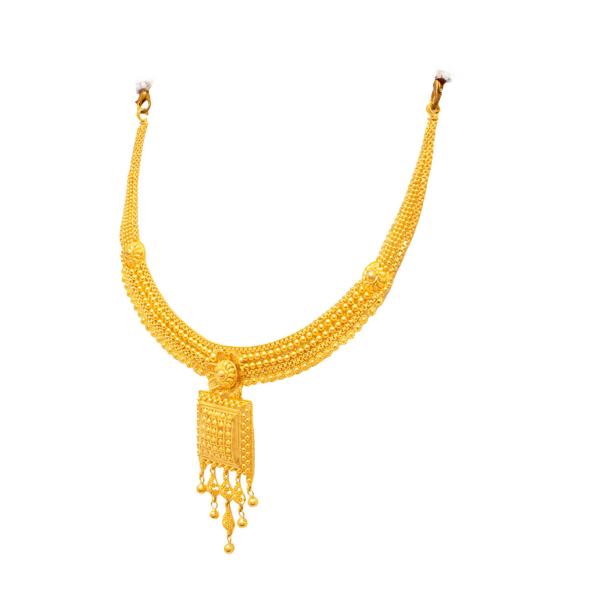 Majestic Bridal Grace Gold Necklace